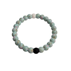 Lokai Unisex Disney Ariel The Little Mermaid Beaded Bracelet Teal Multi - Small
